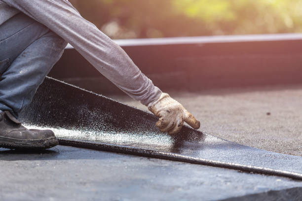 Professional Basement Waterproofing technician working in Kettlersville, OH